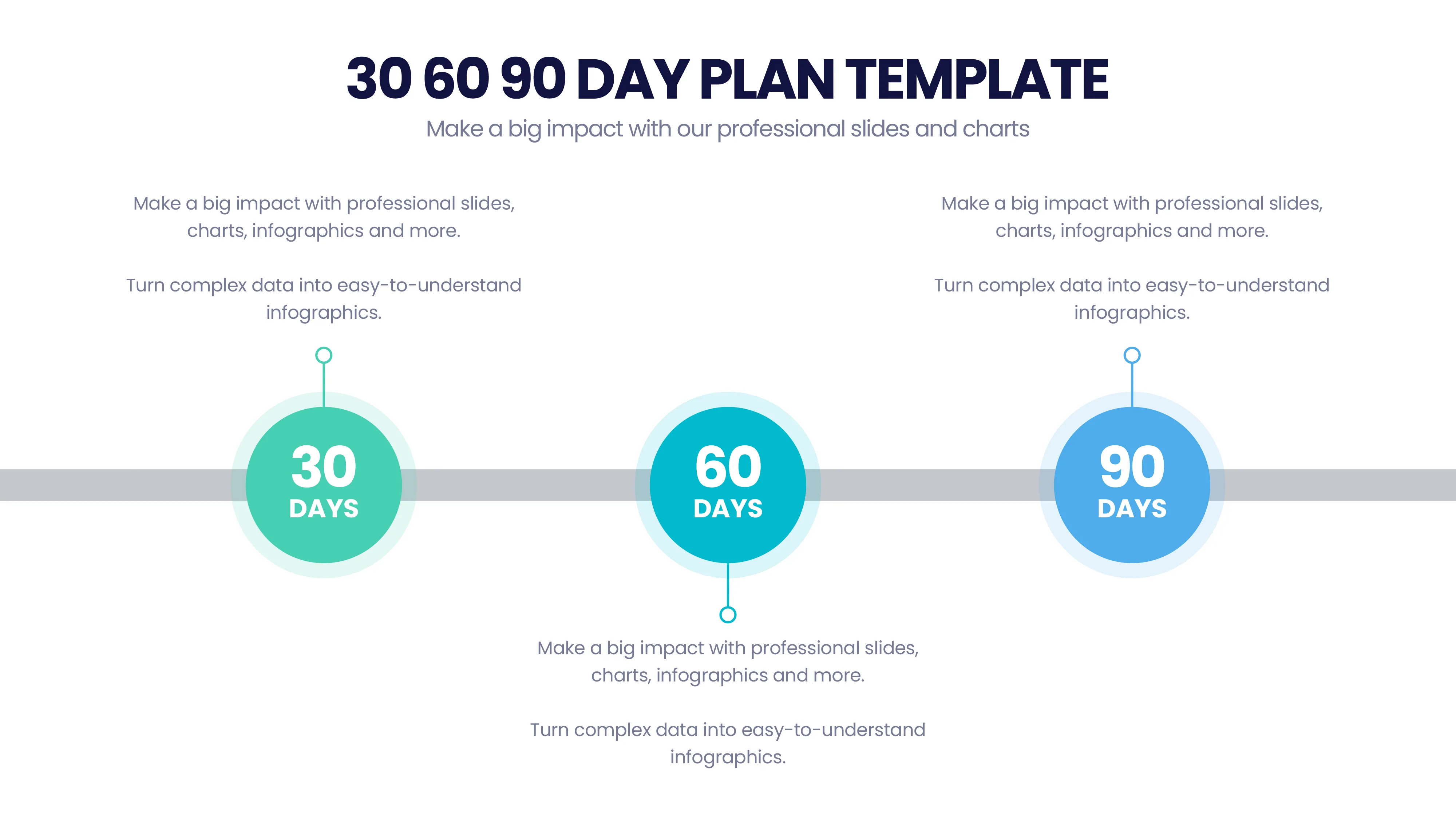 30 60 90 Day Plan PowerPoint slides