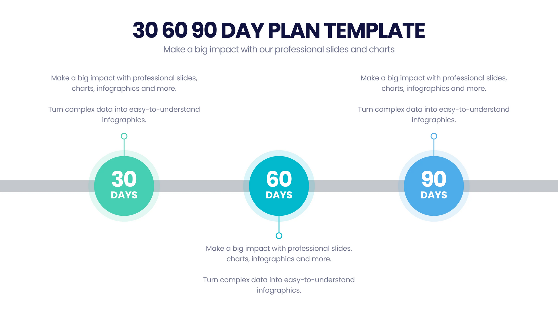 30 60 90 Day Plan PowerPoint slides