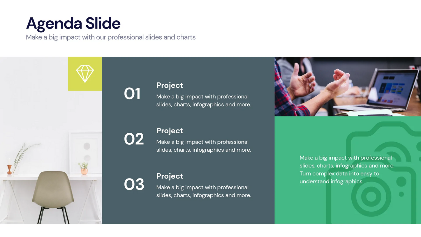 agenda Infographics PowerPoint templates