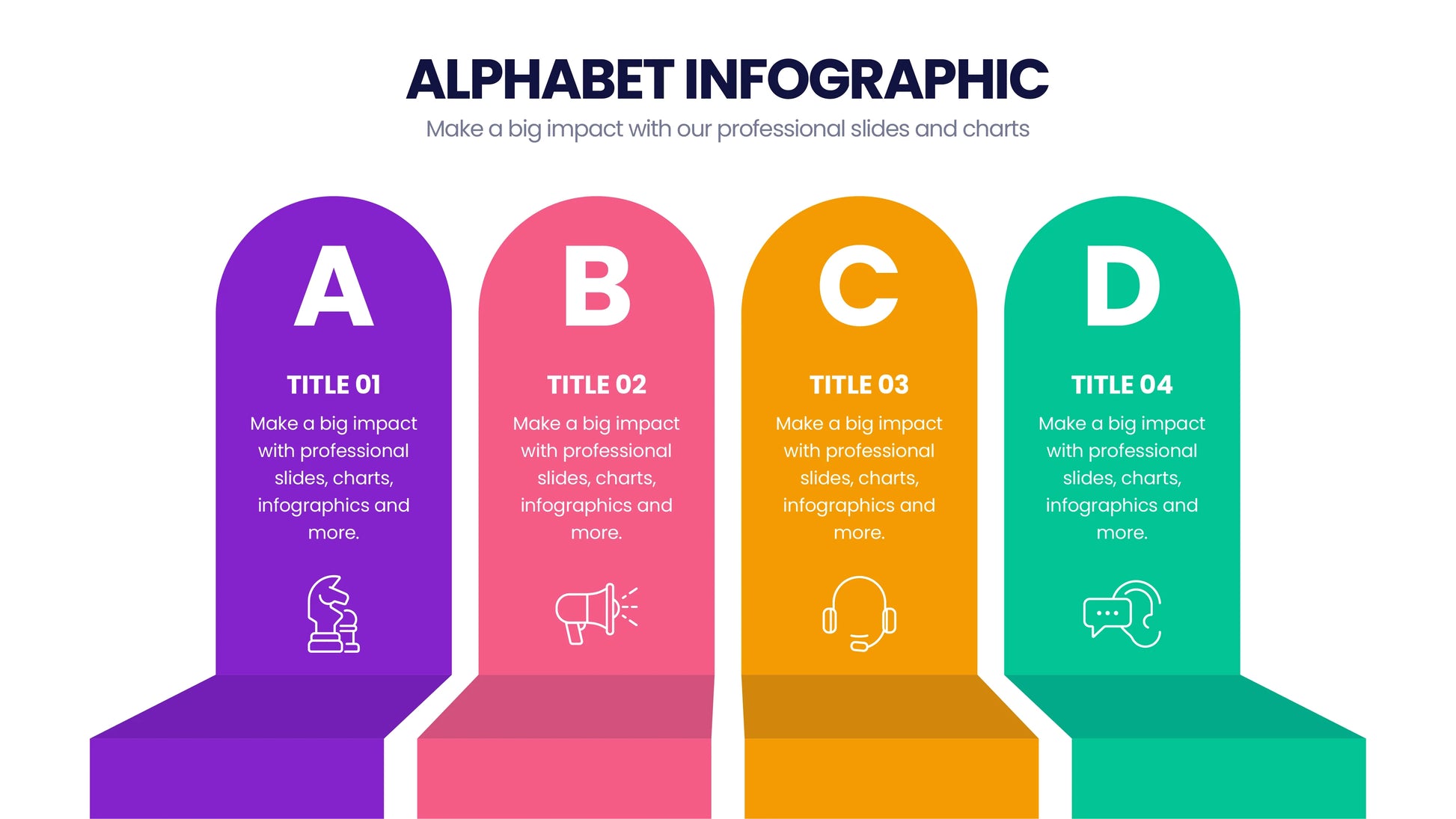 Alphabet Infographic templates
