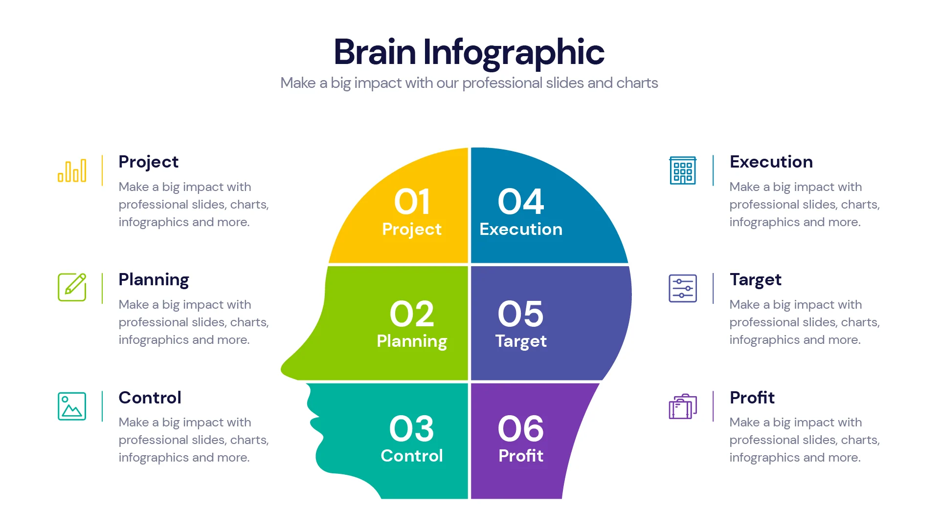 Brain  Infographics PowerPoint templates
