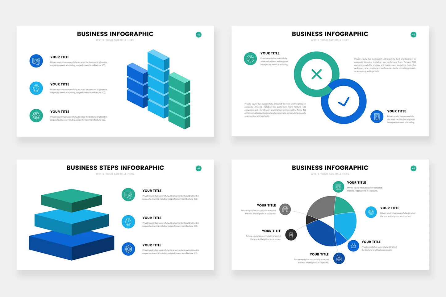 Business Infographic Templates PowerPoint slides