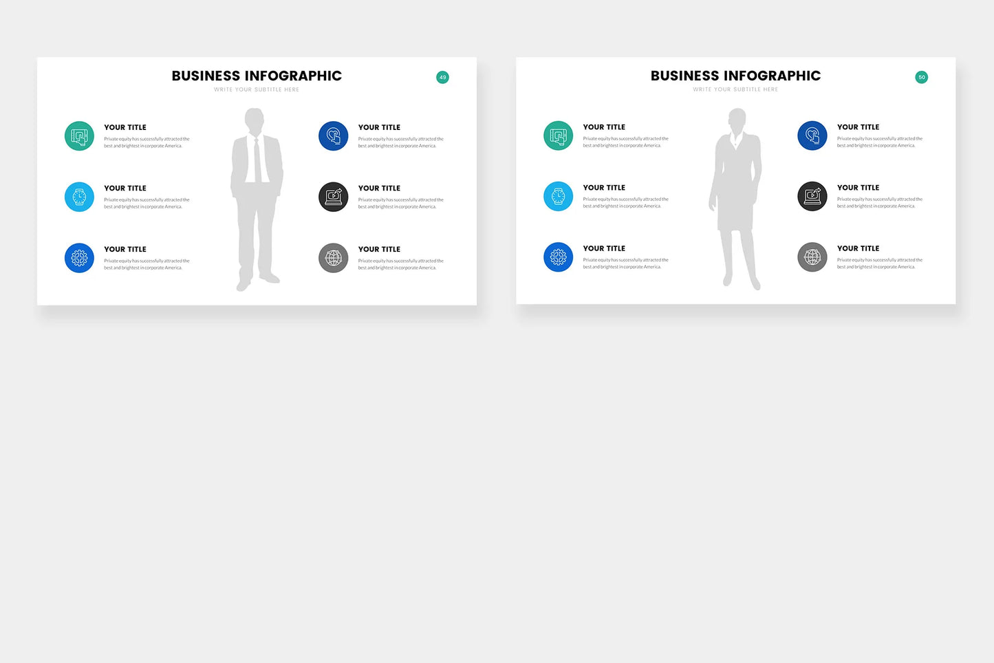 Business Infographic Templates PowerPoint slides
