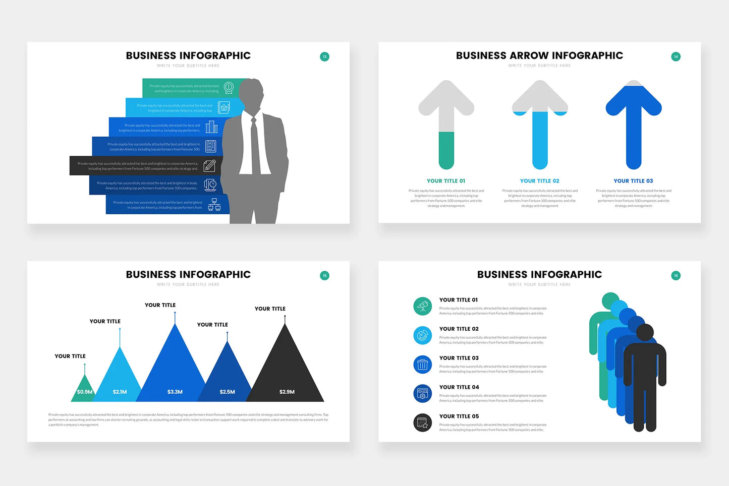 Business Infographic Templates PowerPoint slides
