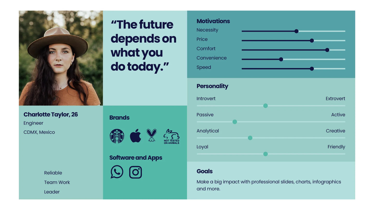 Buyer Persona Infographic templates