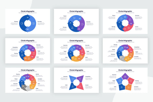 Circle Infographics for CANVA