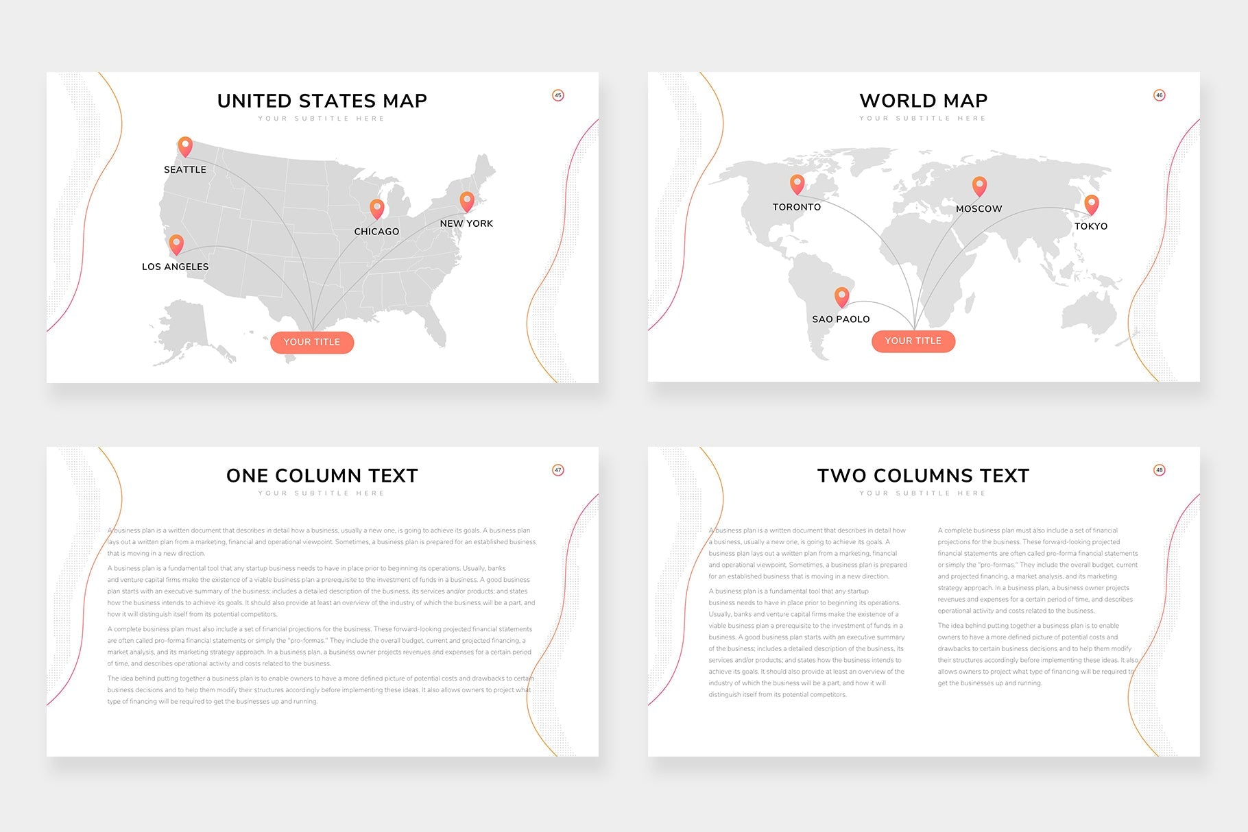 Company Profile Slides Infographics templates