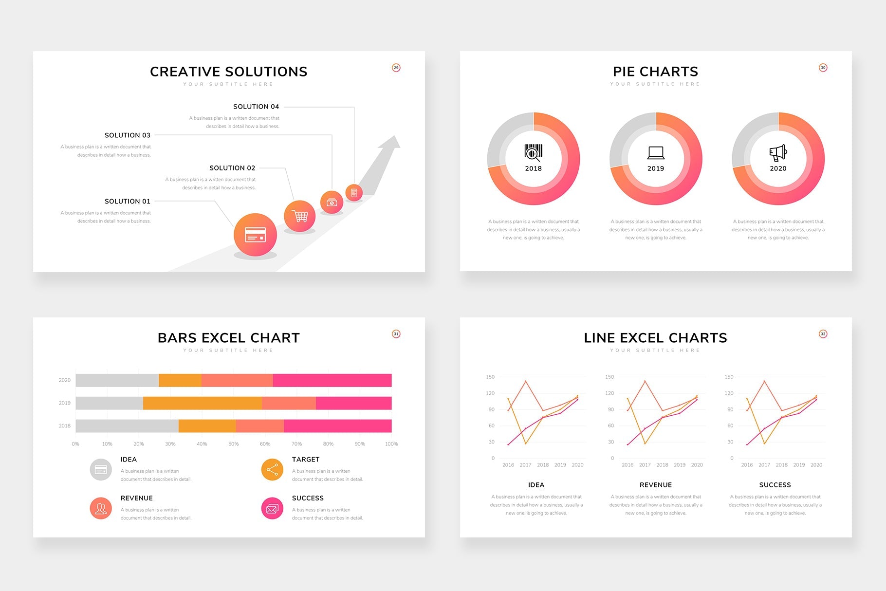 Company Profile Slides Infographics templates