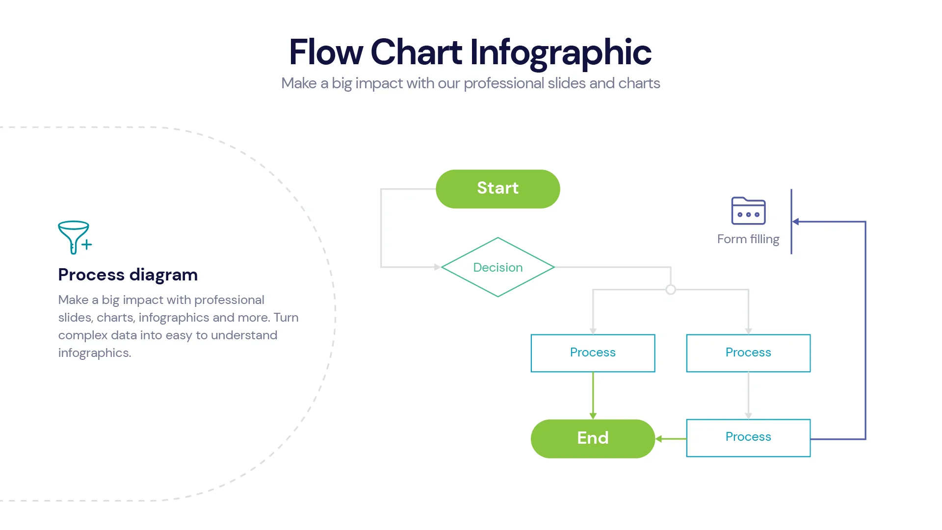 Flow Chart Infographic Templates PowerPoint slides