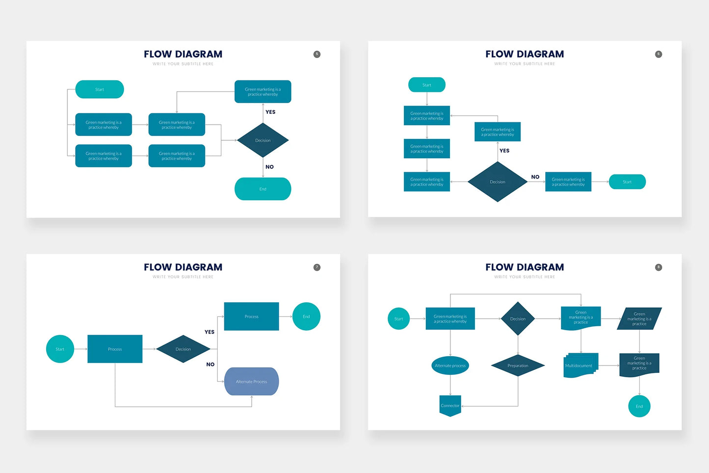 Flow Infographic templates