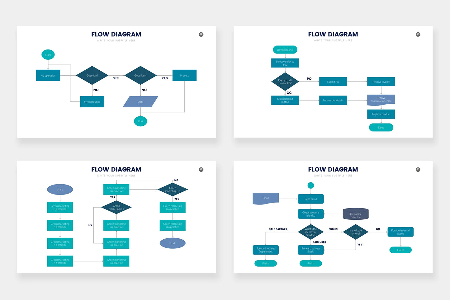 Flow Infographic templates