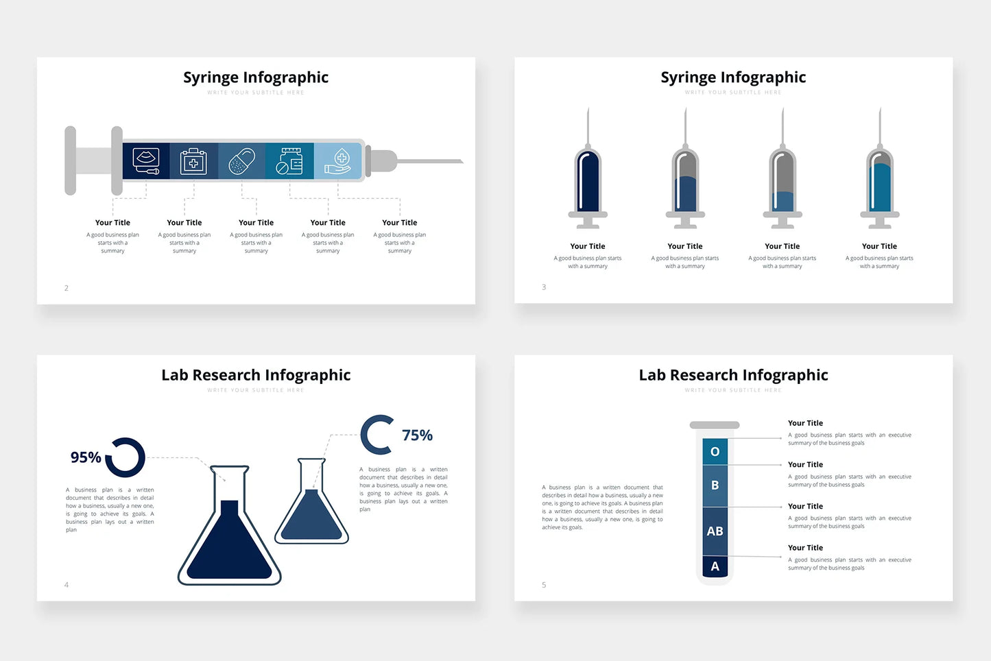 Healthcare Infographic templates
