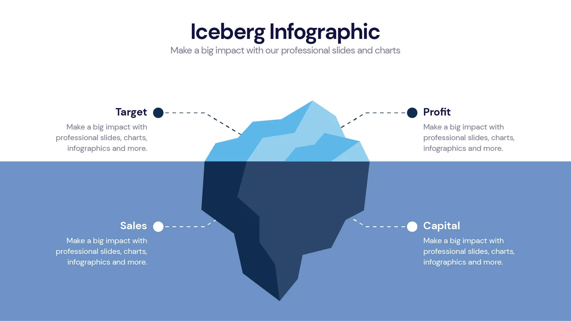 Iceberg Infographic templates