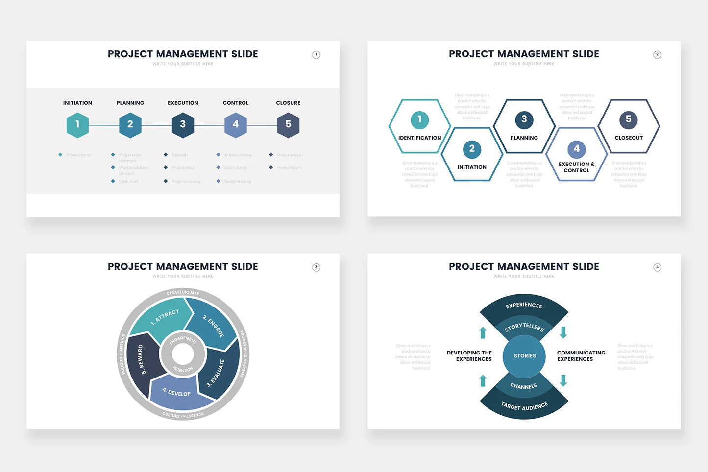 Project Management Infographic templates