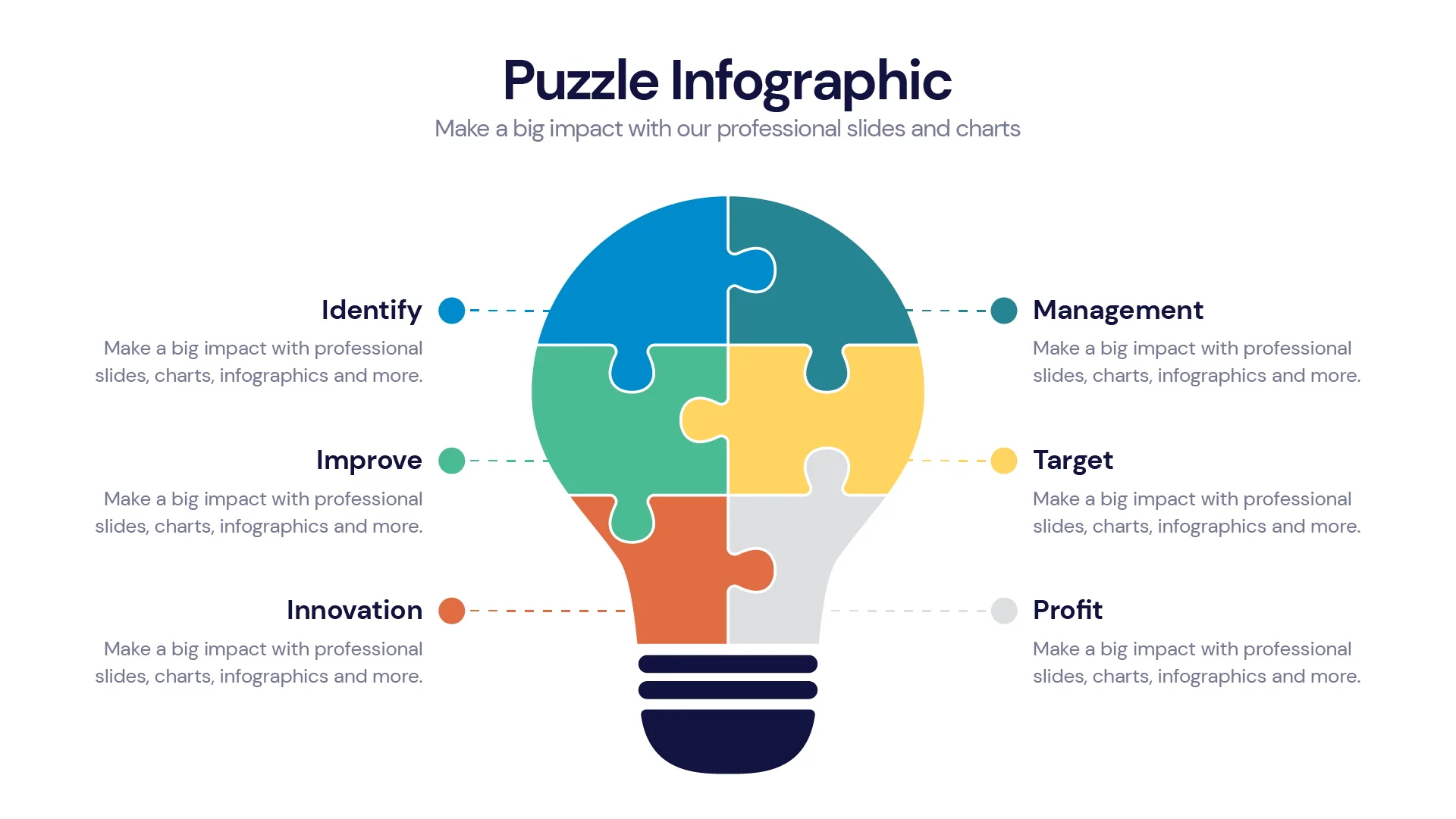 Puzzle Infographic templates