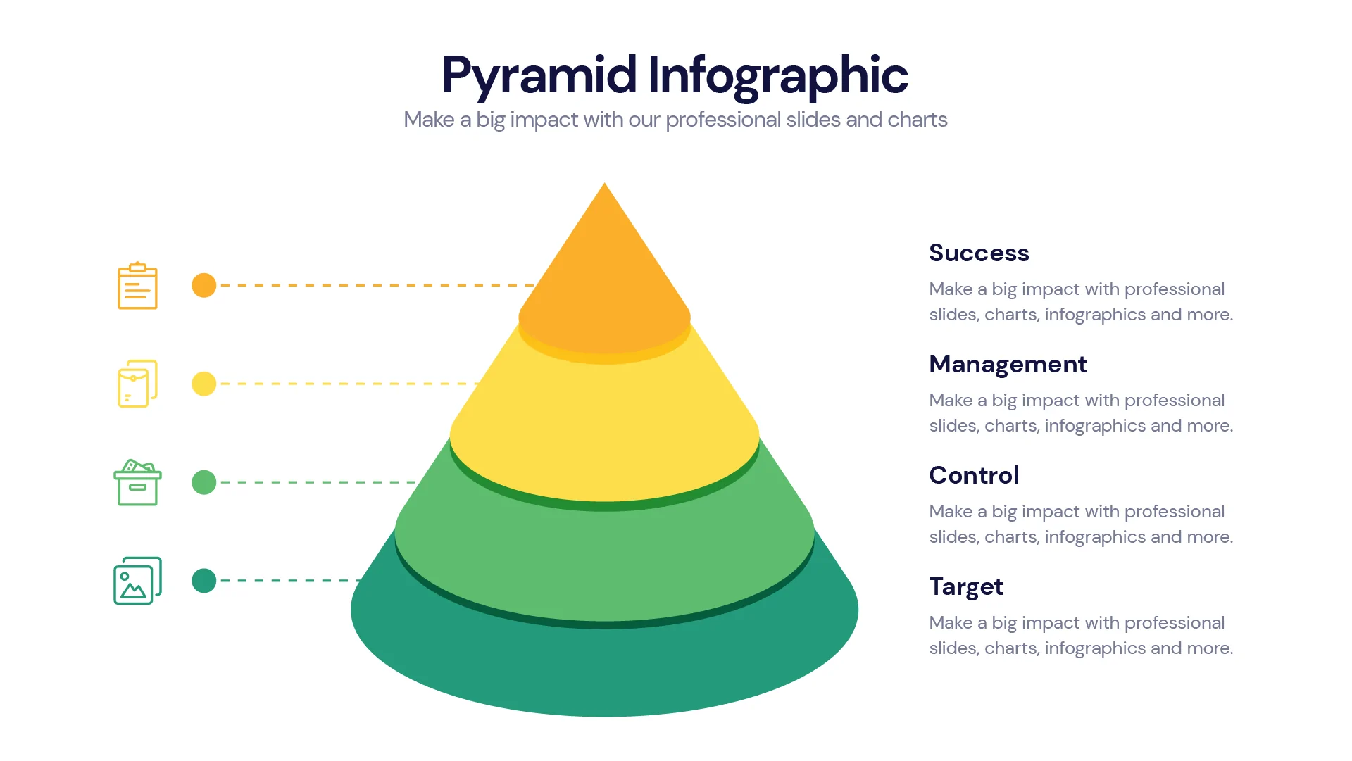 Pyramid Infographic templates