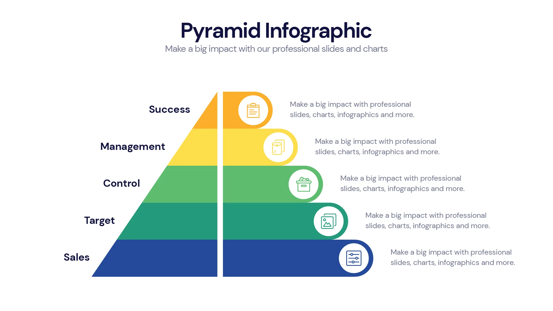 Pyramid Infographic templates