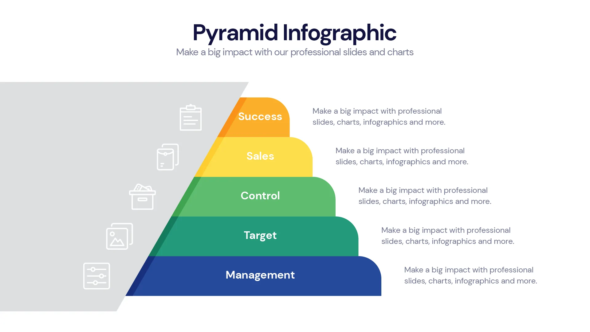 Pyramid Infographic templates