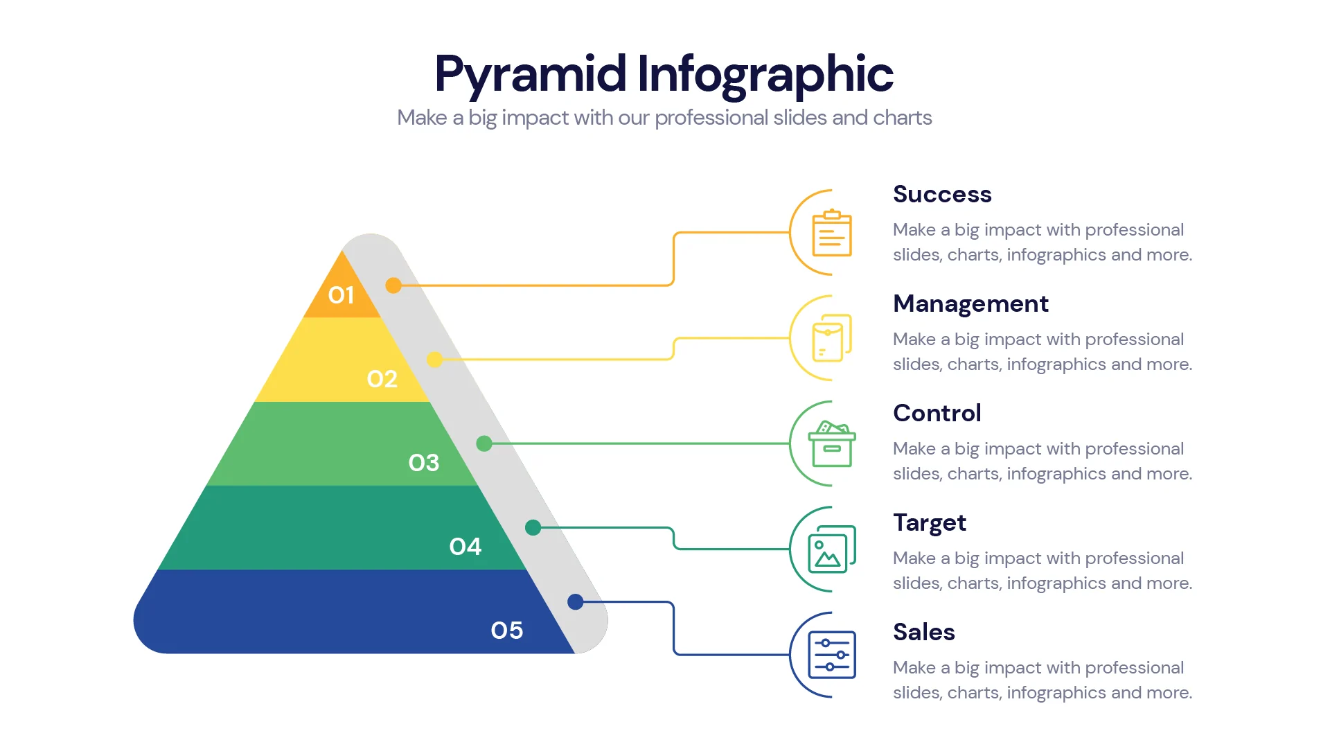 Pyramid Infographic templates