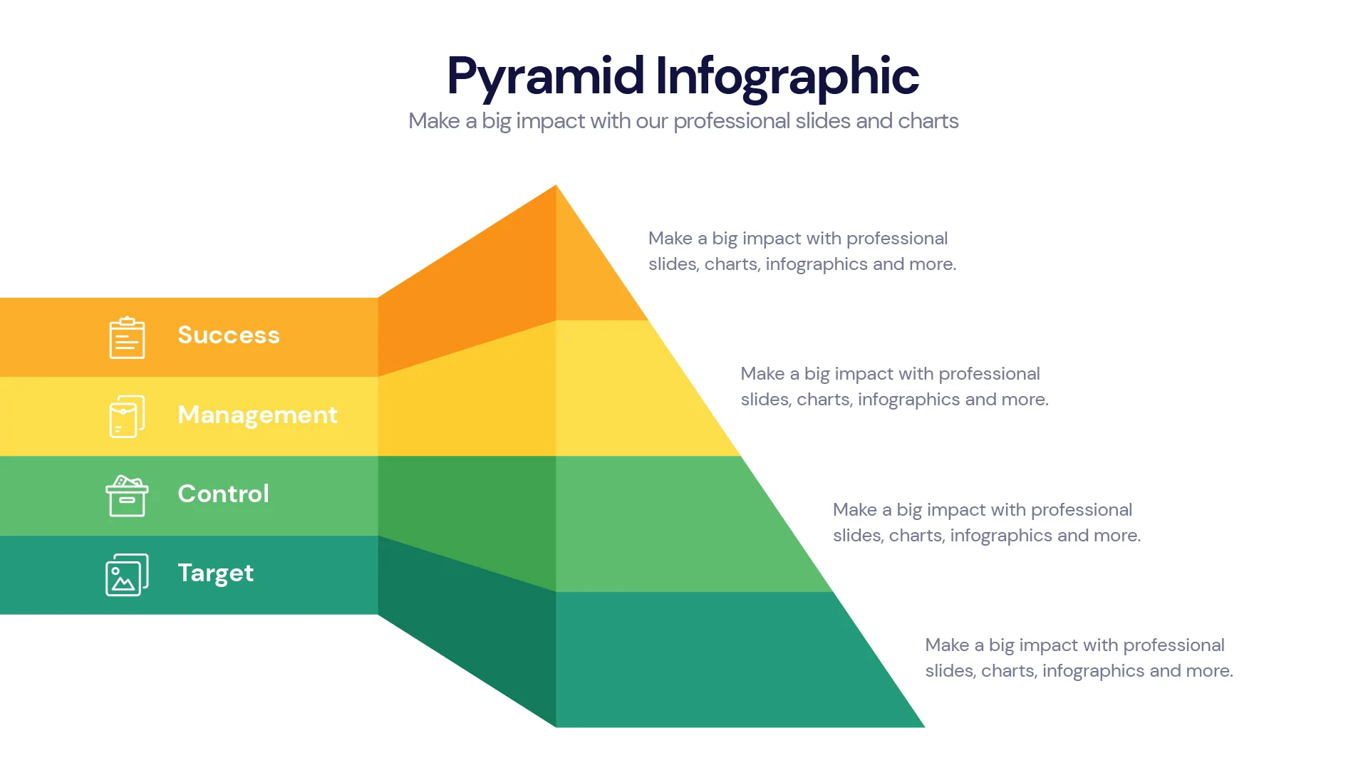 Pyramid Infographic templates