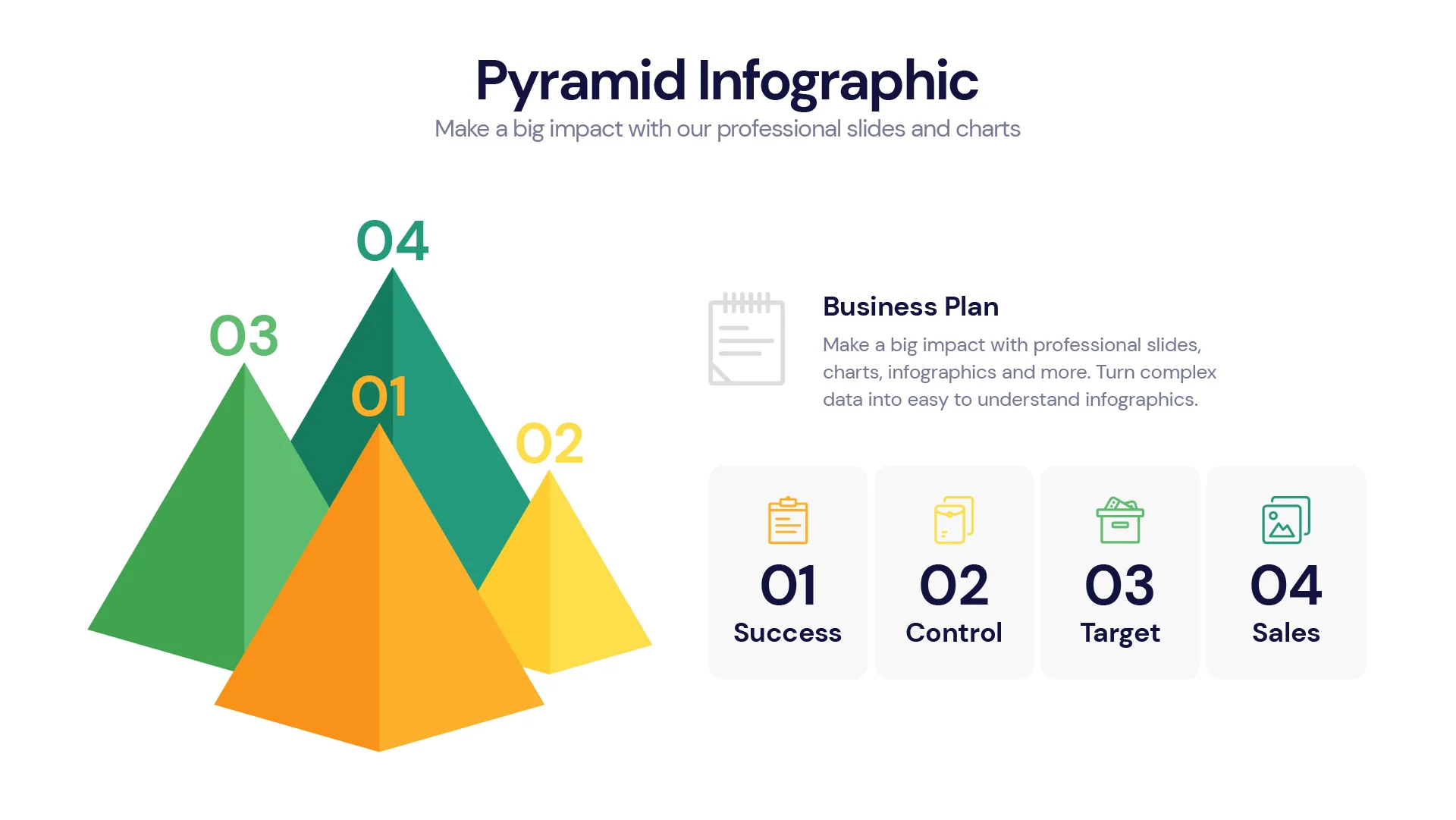 Pyramid Infographic templates