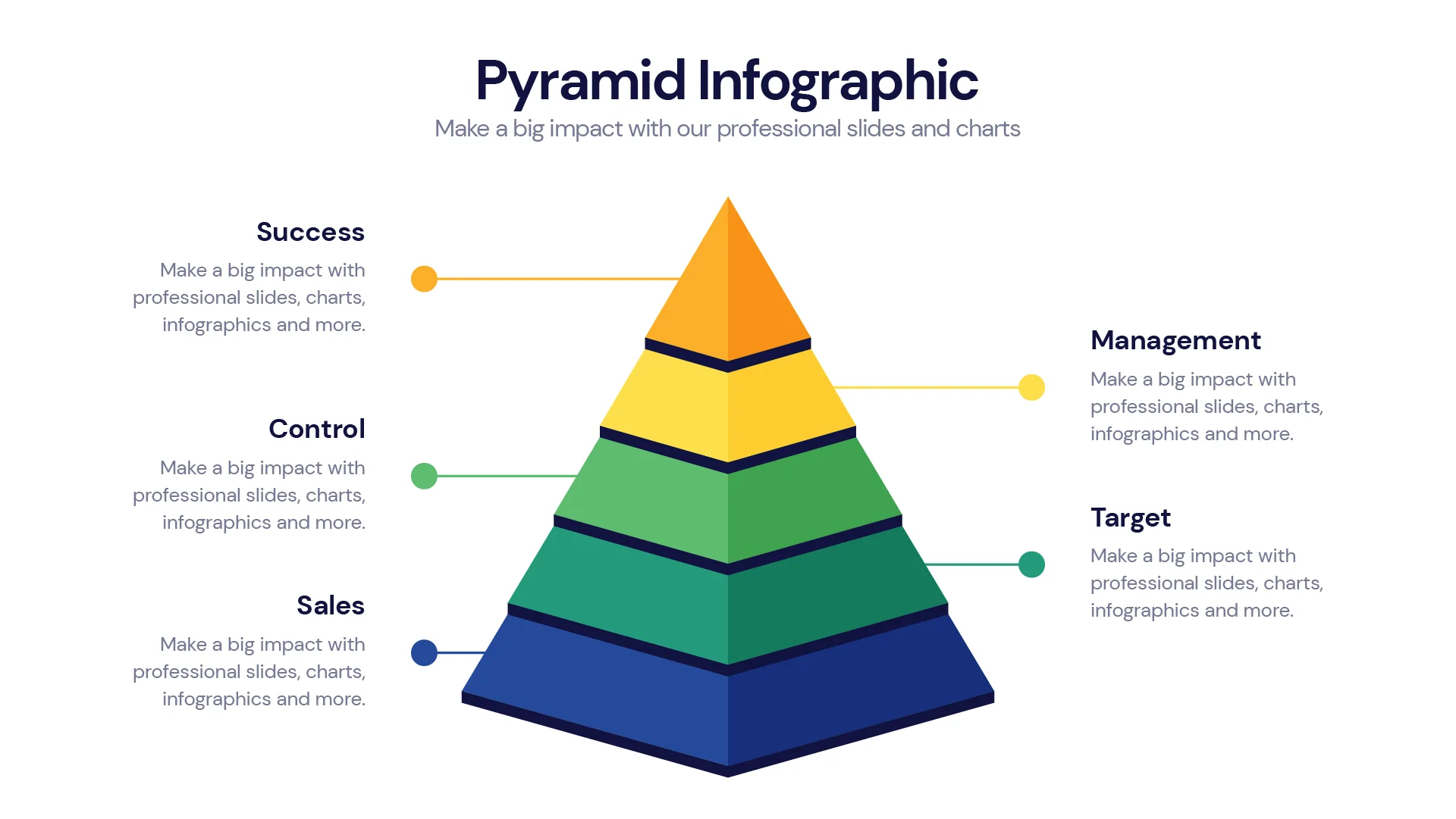 Pyramid Infographic templates