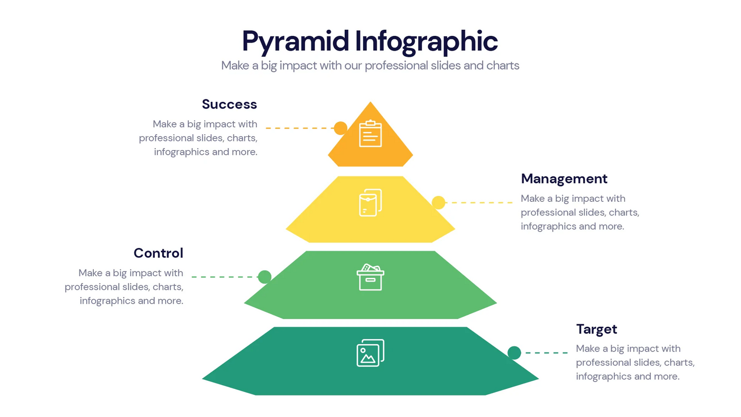 Pyramid Infographic templates
