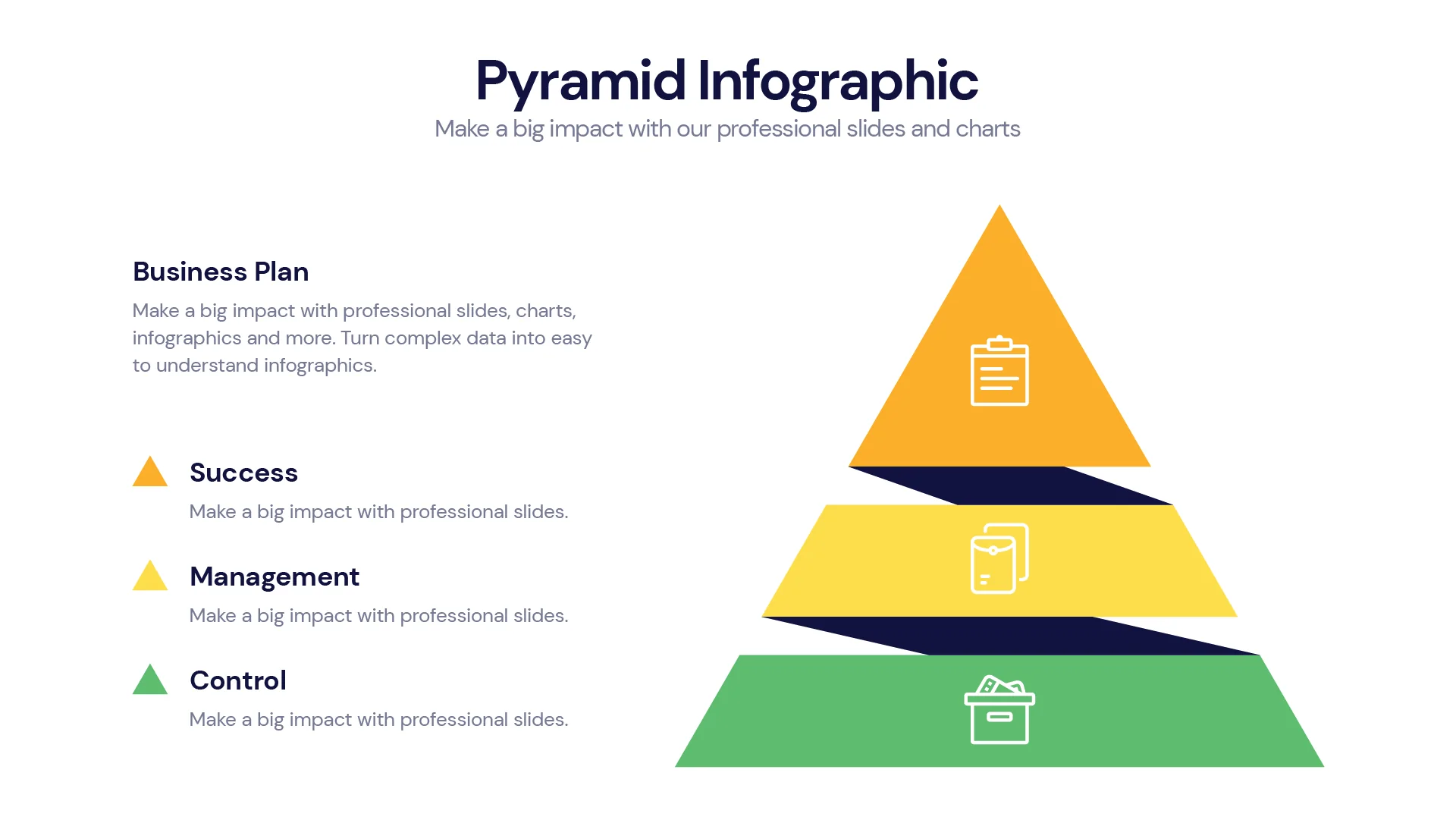 Pyramid Infographic templates
