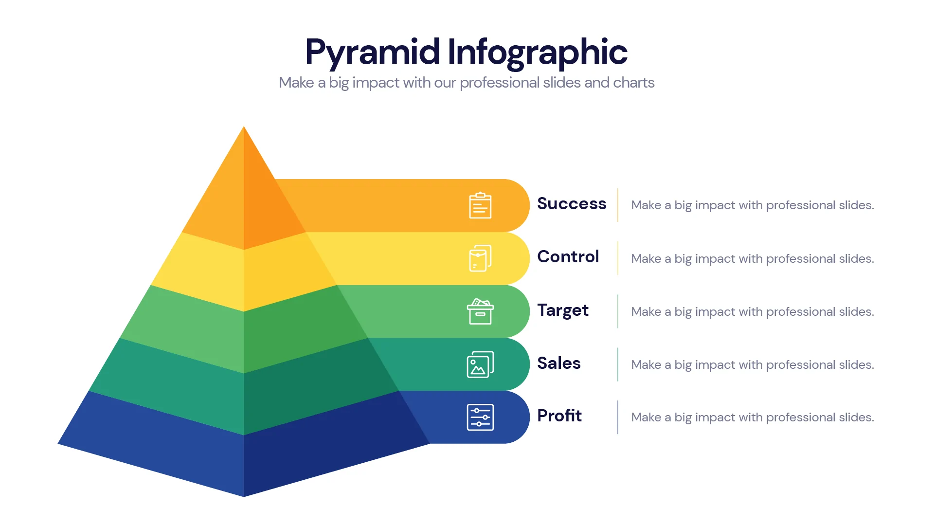 Pyramid Infographic templates