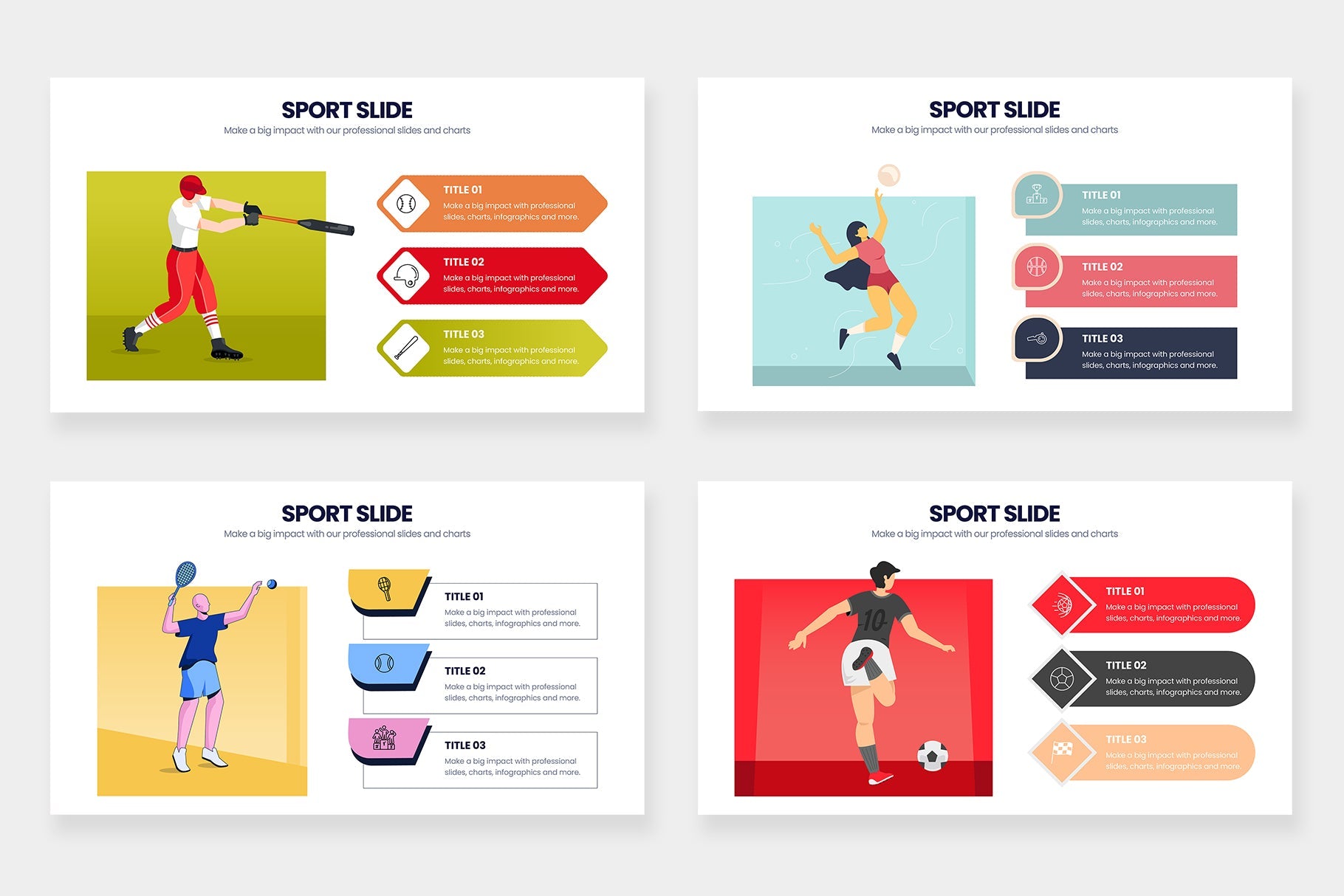 Sport Infographics for PowerPoint, Keynote, Illustrator, and Google Slides Infographic templates
