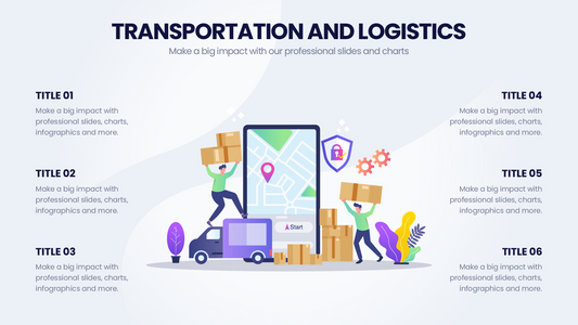 Transportation & Logistics Infographic templates