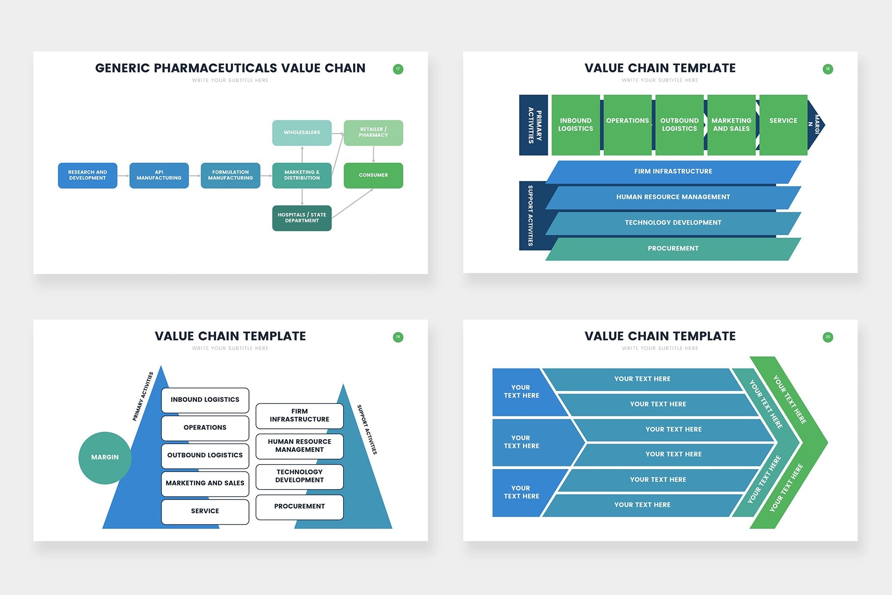 Value Chain Infographic templates