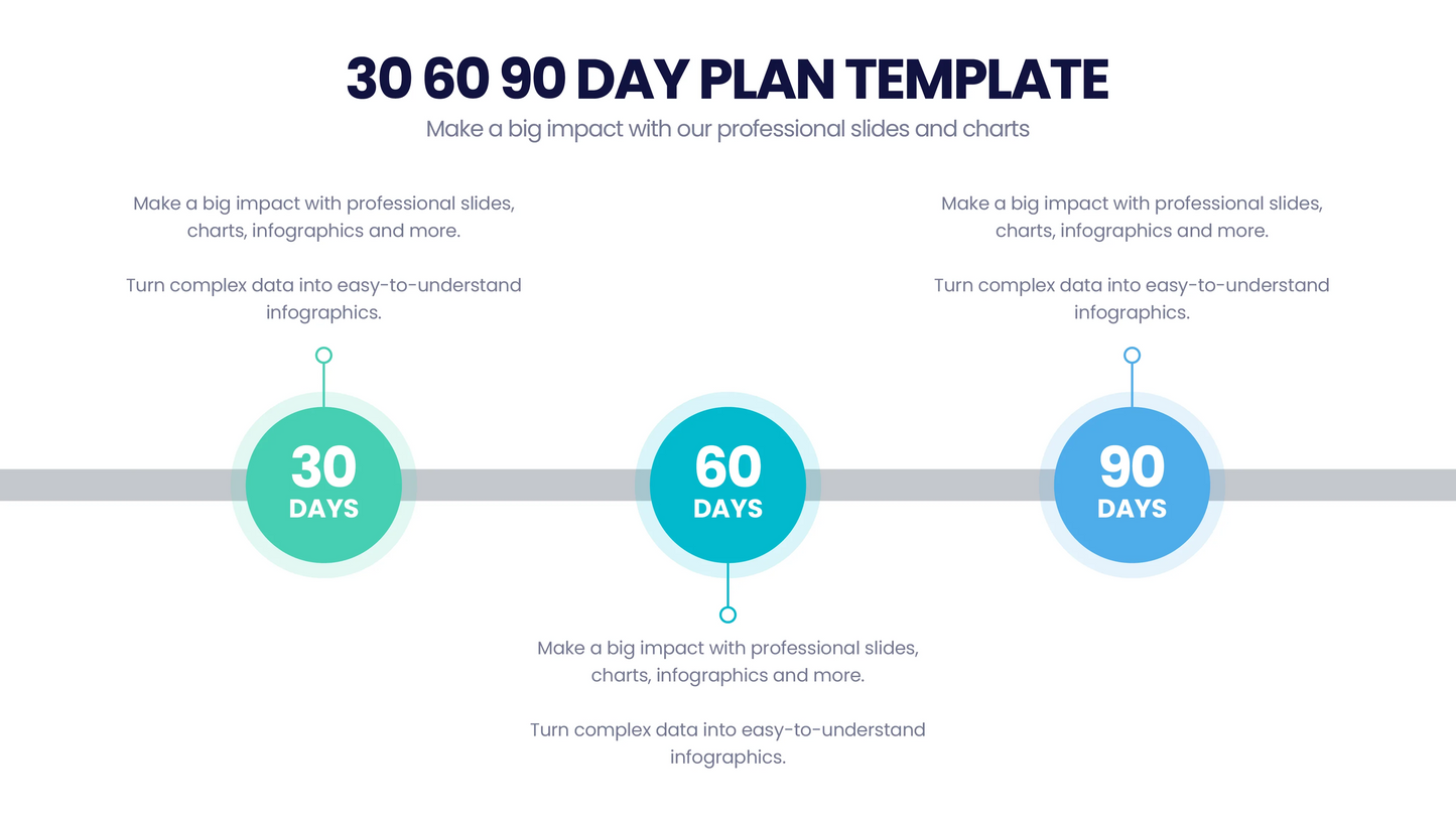 30 60 90 Day Plan PowerPoint slides