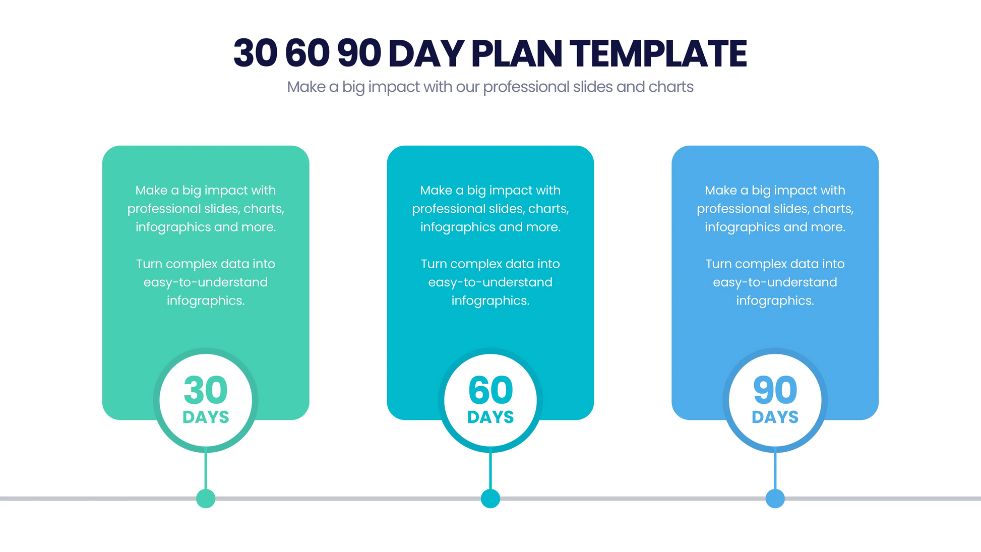 30 60 90 Day Plan Infographics | PowerPoint Templates | Illustrations ...