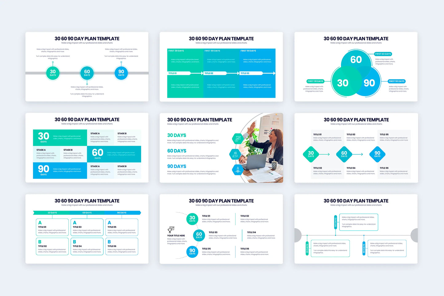 30 60 90 Day Plan templates