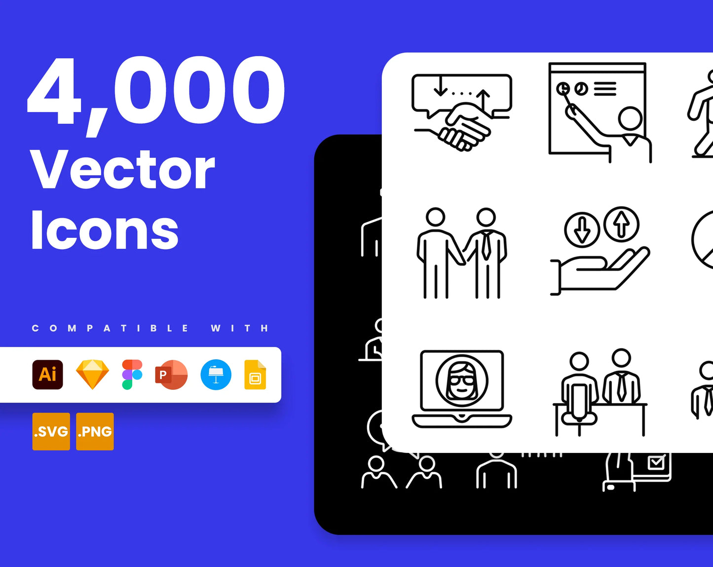 4000 Vector Icons PowerPoint slides