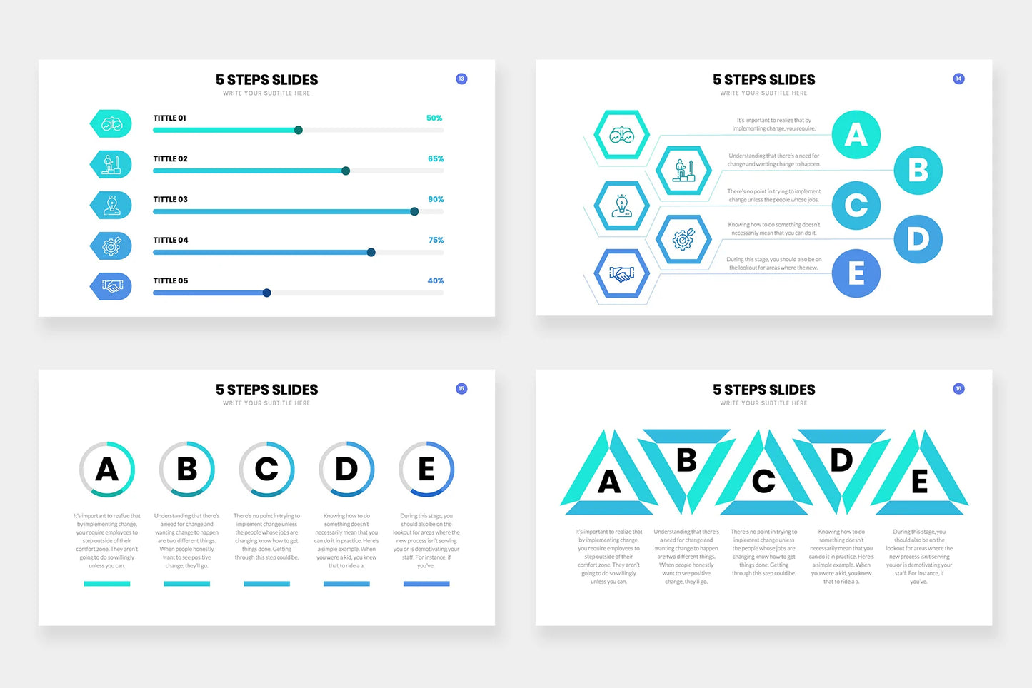 5 step Infographic 