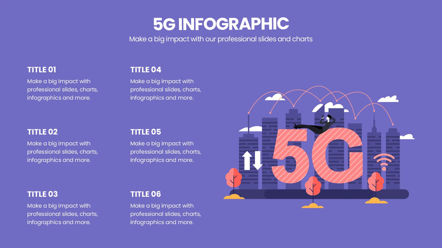 5G Infographic Templates PowerPoint slides