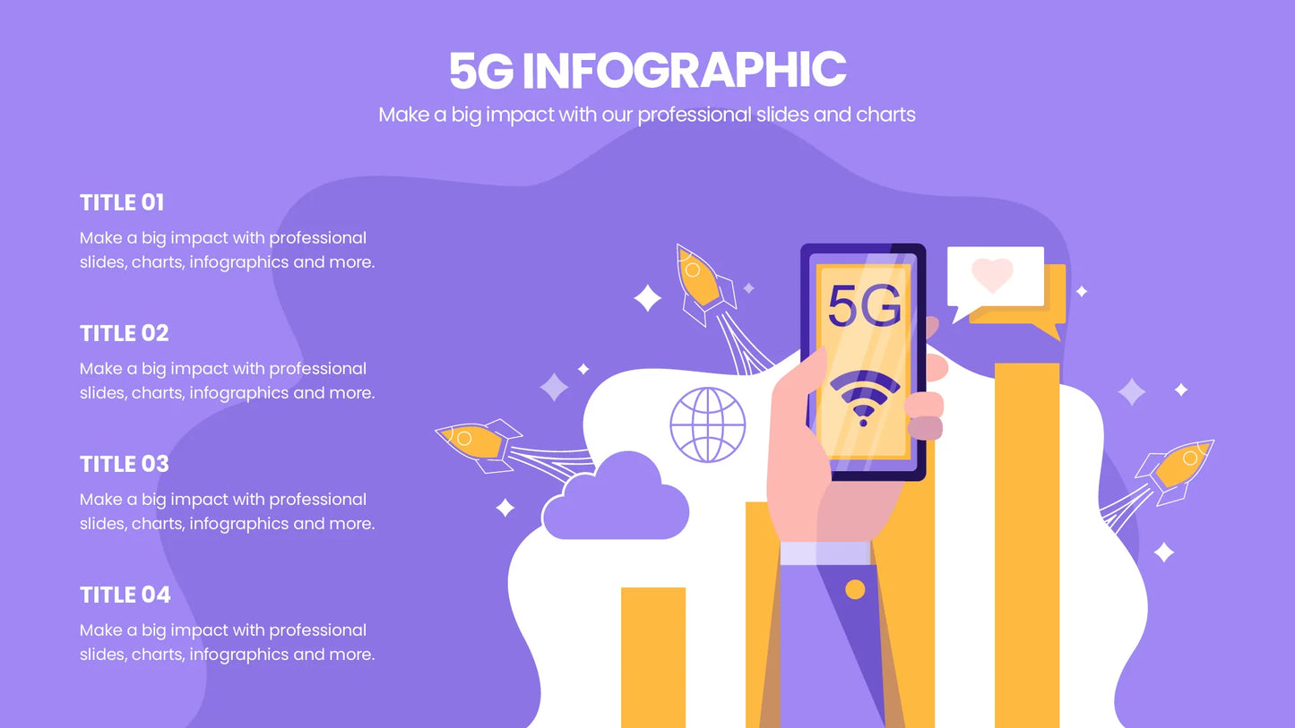 5G Infographic Templates PowerPoint slides