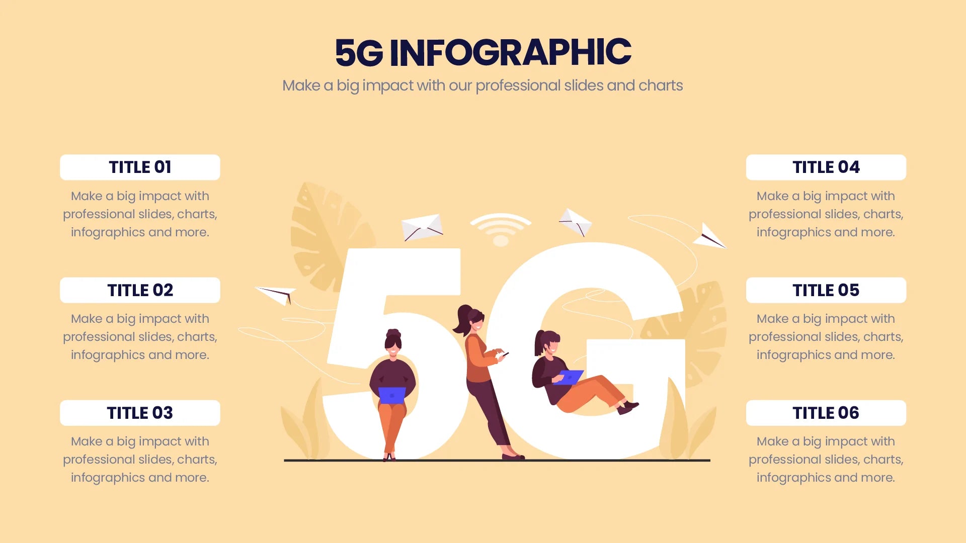 5G Infographic Templates PowerPoint slides