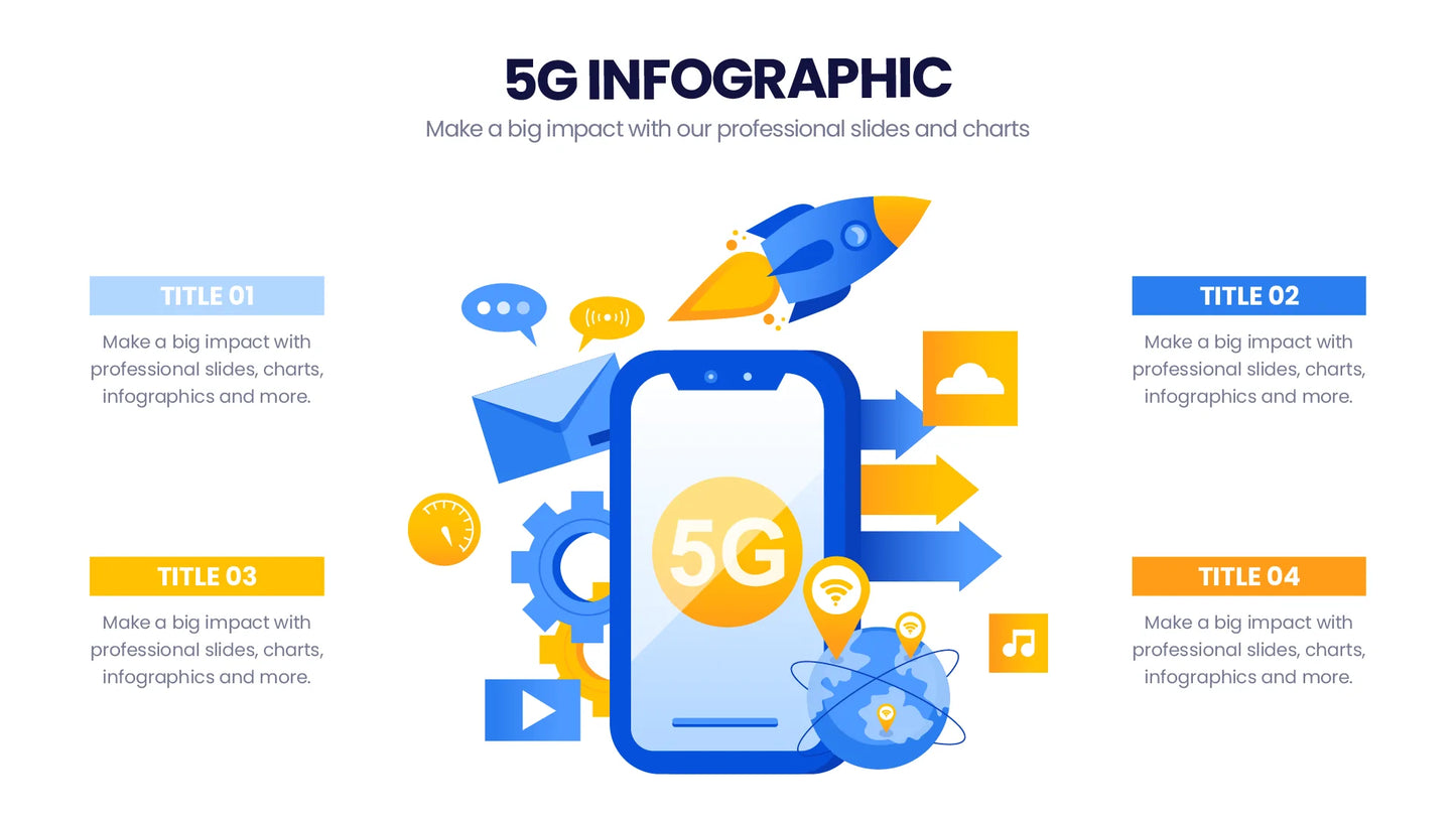 5G Infographic Templates PowerPoint slides