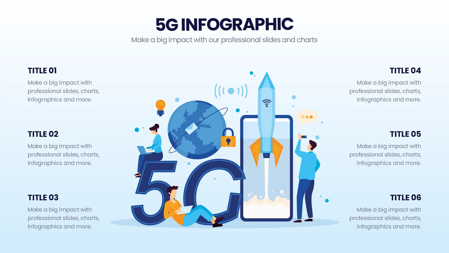 5G Infographic Templates PowerPoint slides