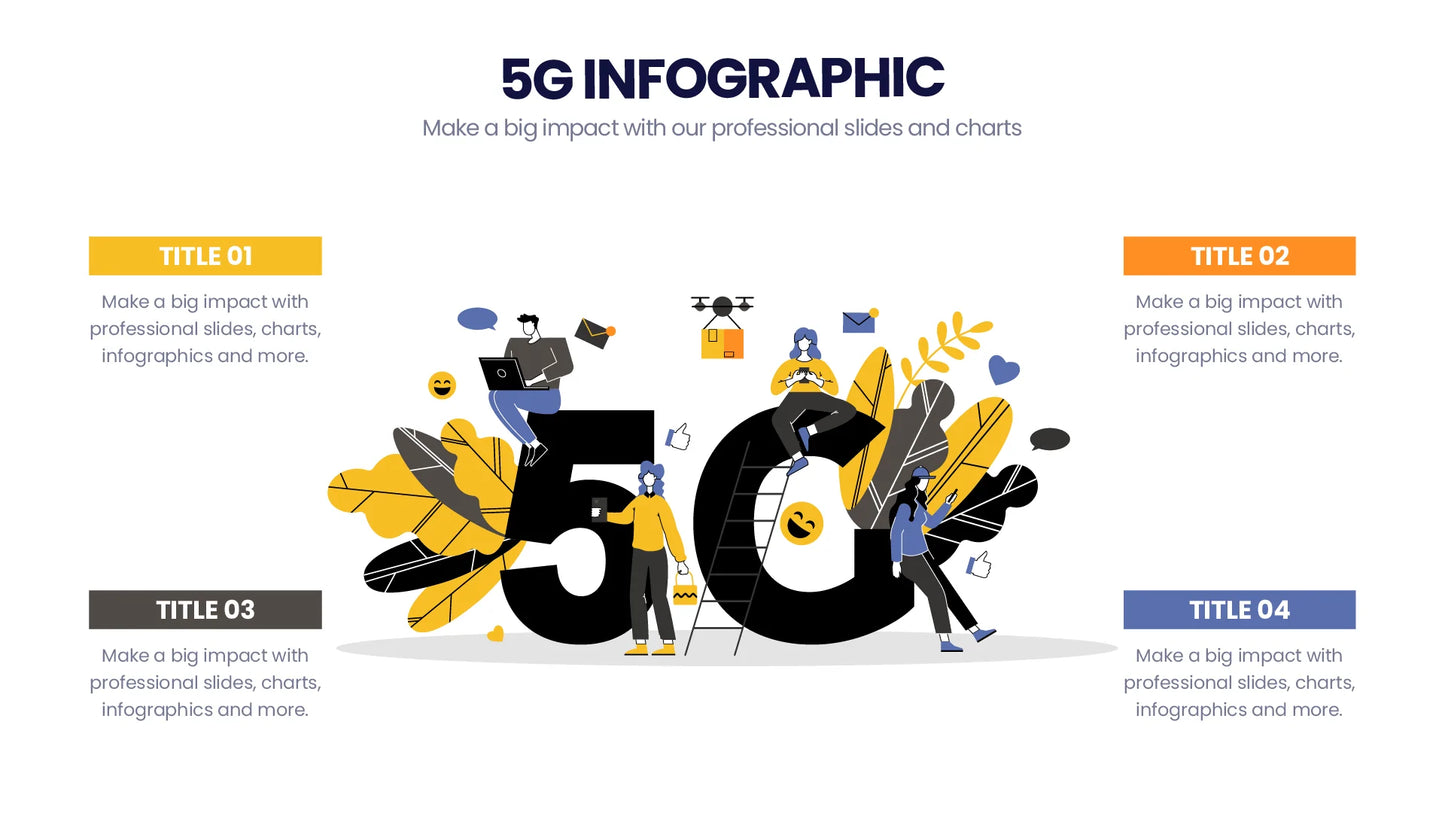 5G Infographic Templates PowerPoint slides