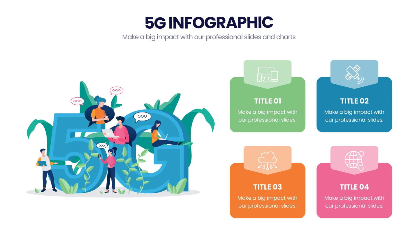 5G Infographic Templates PowerPoint slides