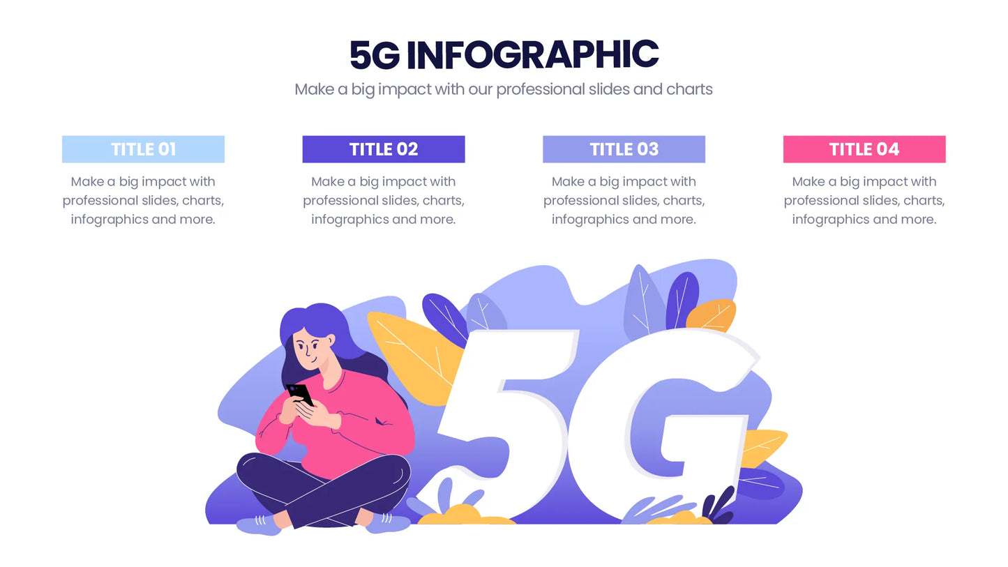 5G Infographic Templates PowerPoint slides