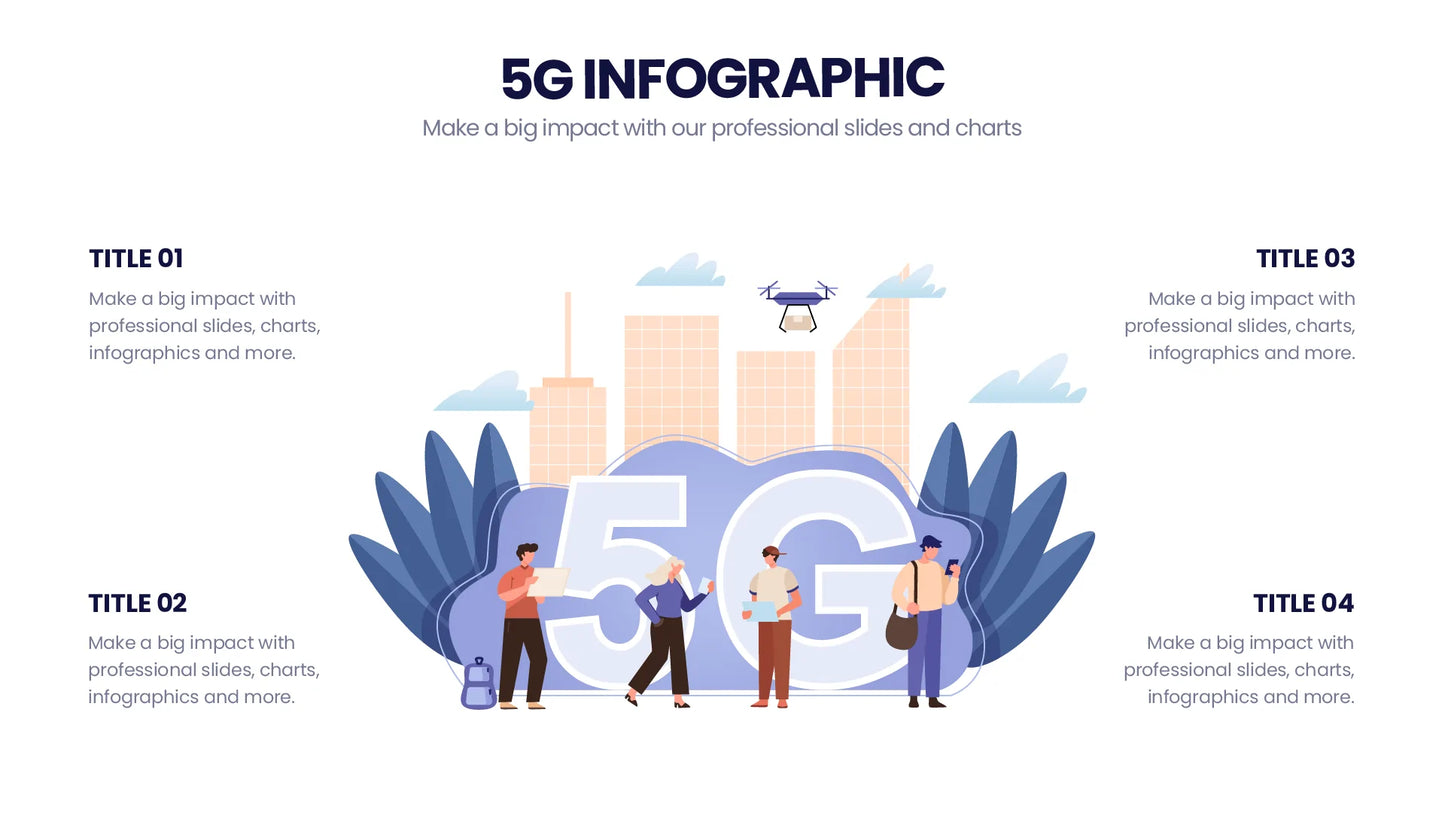 5G Infographic Templates PowerPoint slides