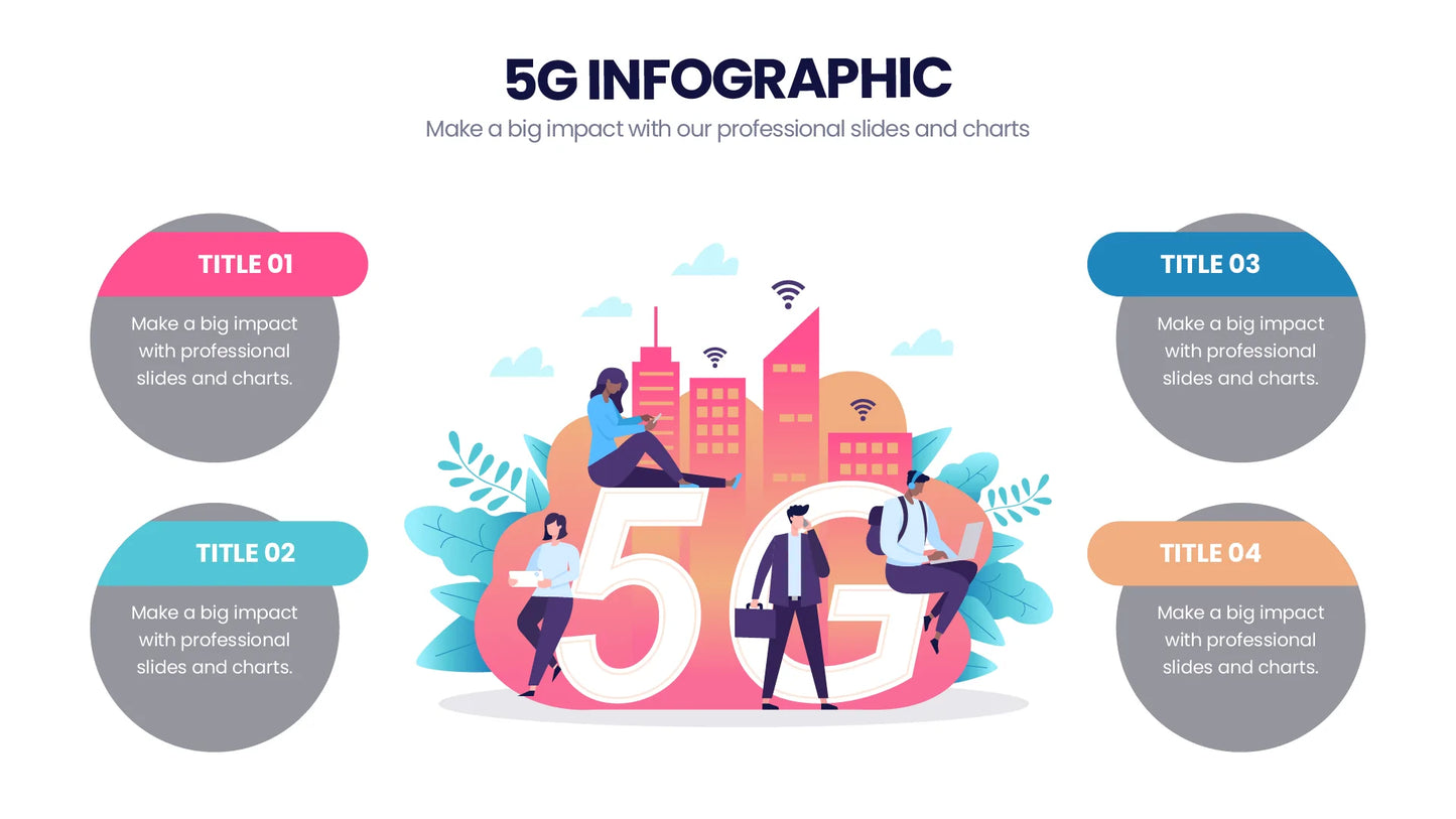 5G Infographics PowerPoint templates