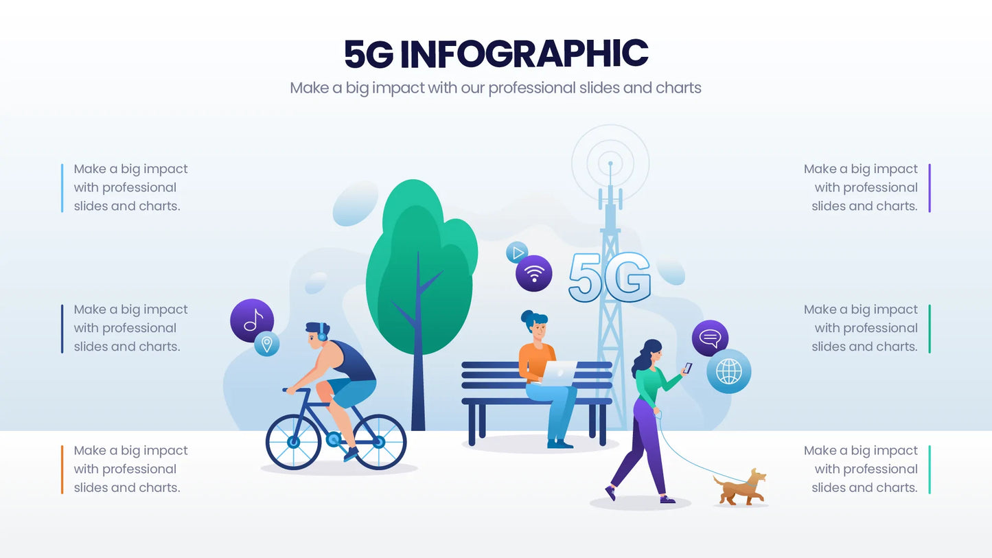 5G Infographic Templates PowerPoint slides