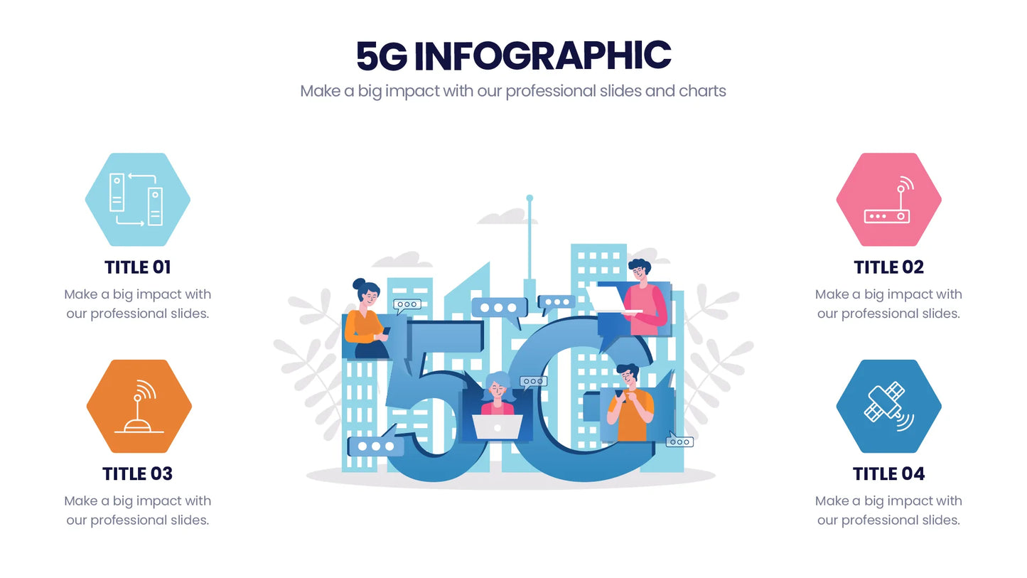 5G Infographic Templates PowerPoint slides