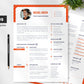 Ava Resume + Cover Letter   Infographics PowerPoint templates